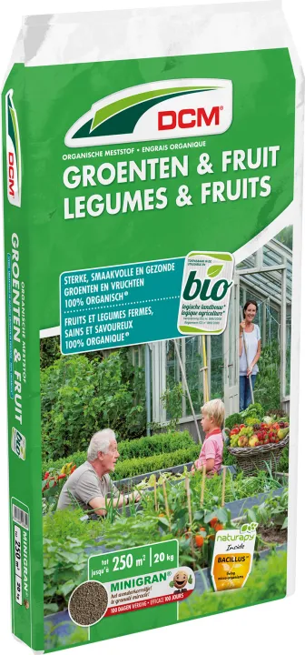 DCM Meststof Groenten & Fruit 20 kg BIO