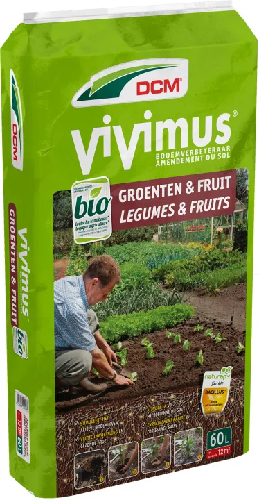 DCM Vivimus® Groenten & Fruit 60 L BIO