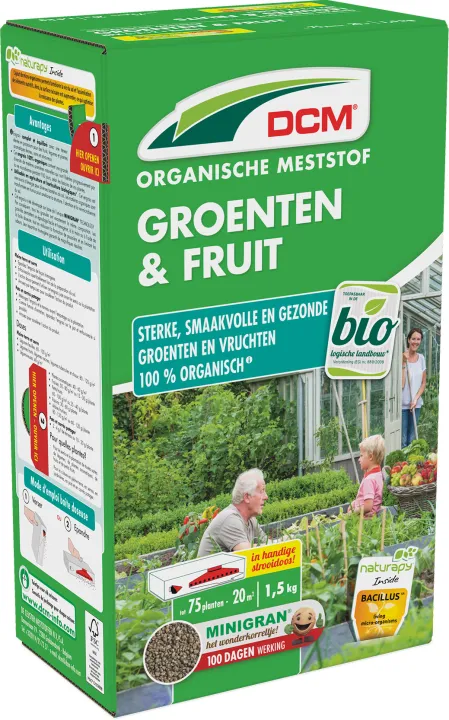 DCM Meststof Groenten & Fruit 1,5 kg BIO