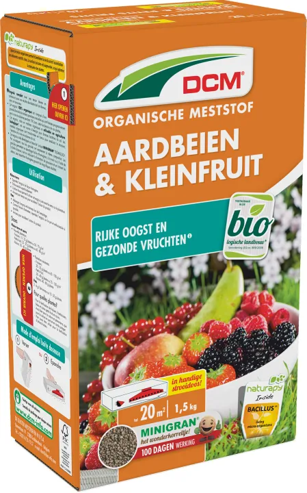DCM Meststof Aardbeien & Kleinfruit 1,5 kg BIO