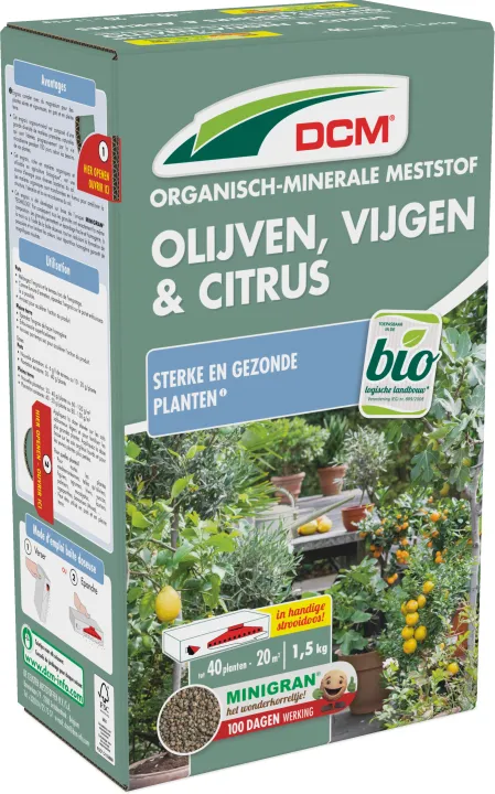 DCM Meststof Olijven, Vijgen & Citrus 1,5 kg BIO