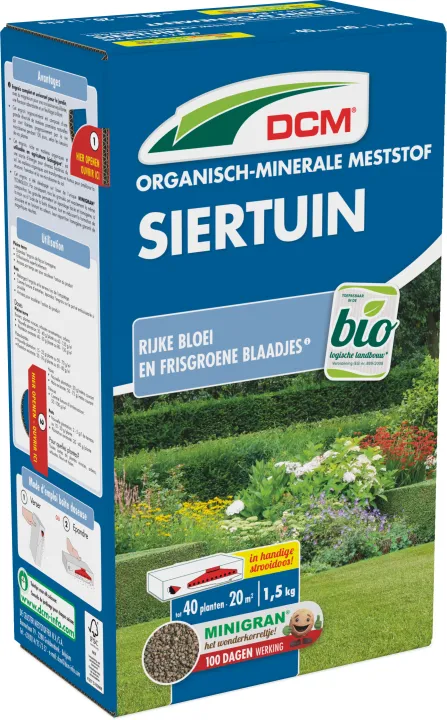 DCM Meststof Siertuin 1,5 kg BIO