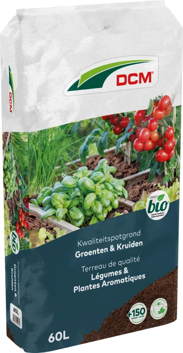 DCM Potgrond Groenten & Kruiden 60 L BIO