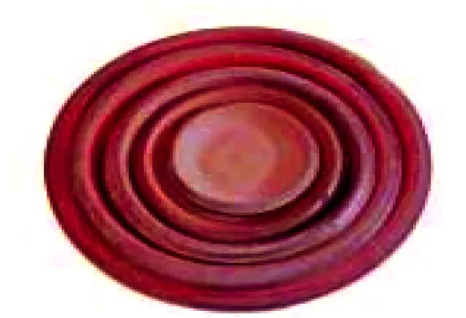 Ronde onderschotel D41 Jade black