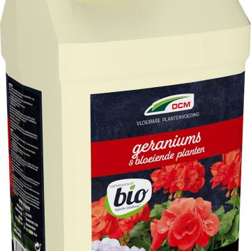 DCM Vloeibare Plantenvoeding Geraniums & Bloeiende Planten 2,5 L BIO