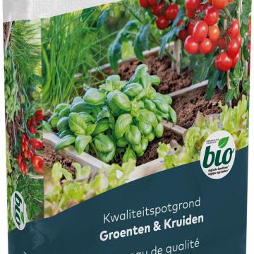 DCM Potgrond Groenten & Kruiden 30 L BIO