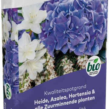 DCM Potgrond heide, azalea, hortensia & alle zuurminnende planten 30 L BIO