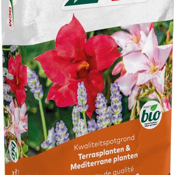 DCM Potgrond Terrasplanten & Mediterrane planten 60 L BIO