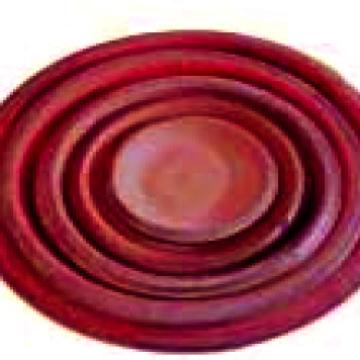 Ronde onderschotel D41 Rood