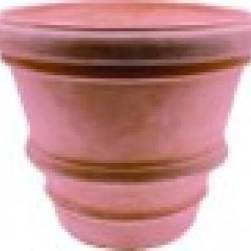Vaso imprunetino liscio d40 Terracotta